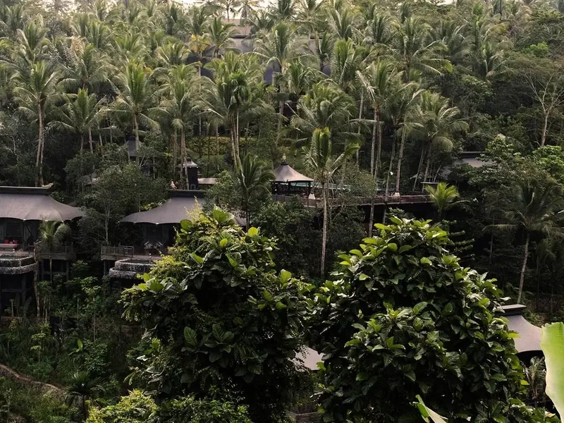 Capella Ubud tented pavilions in the jungle