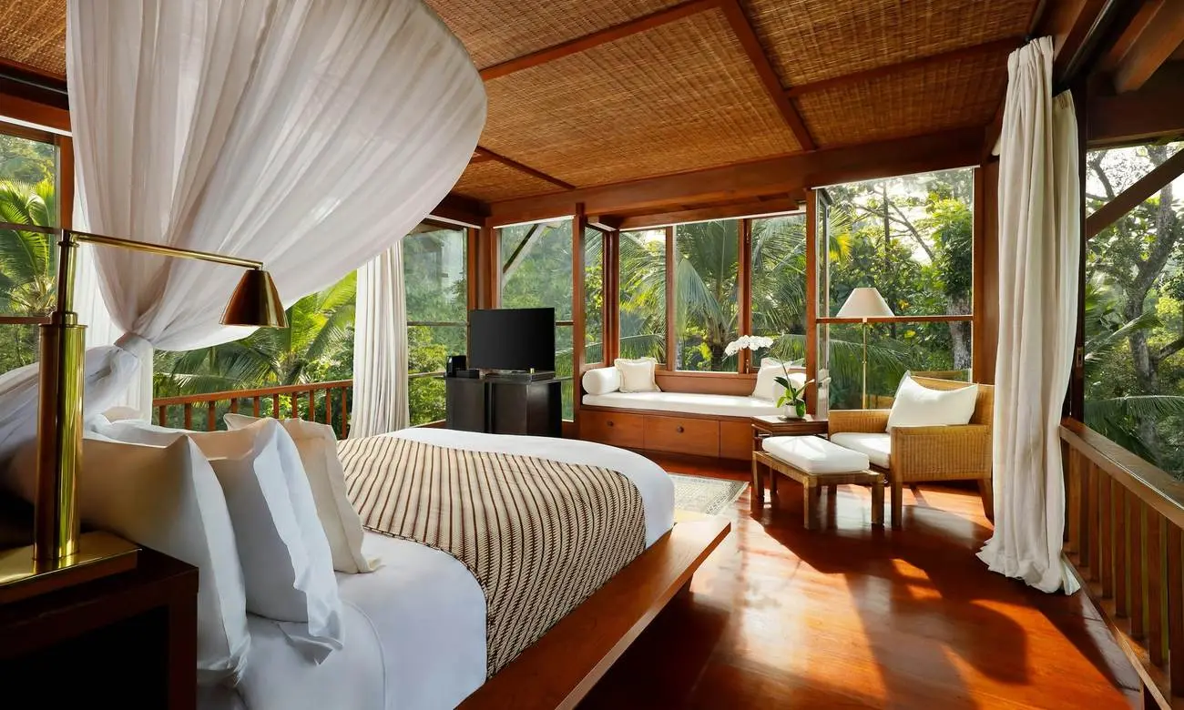 A residence at COMO Shambhala Estate, a hotel built as a cluster of private houses