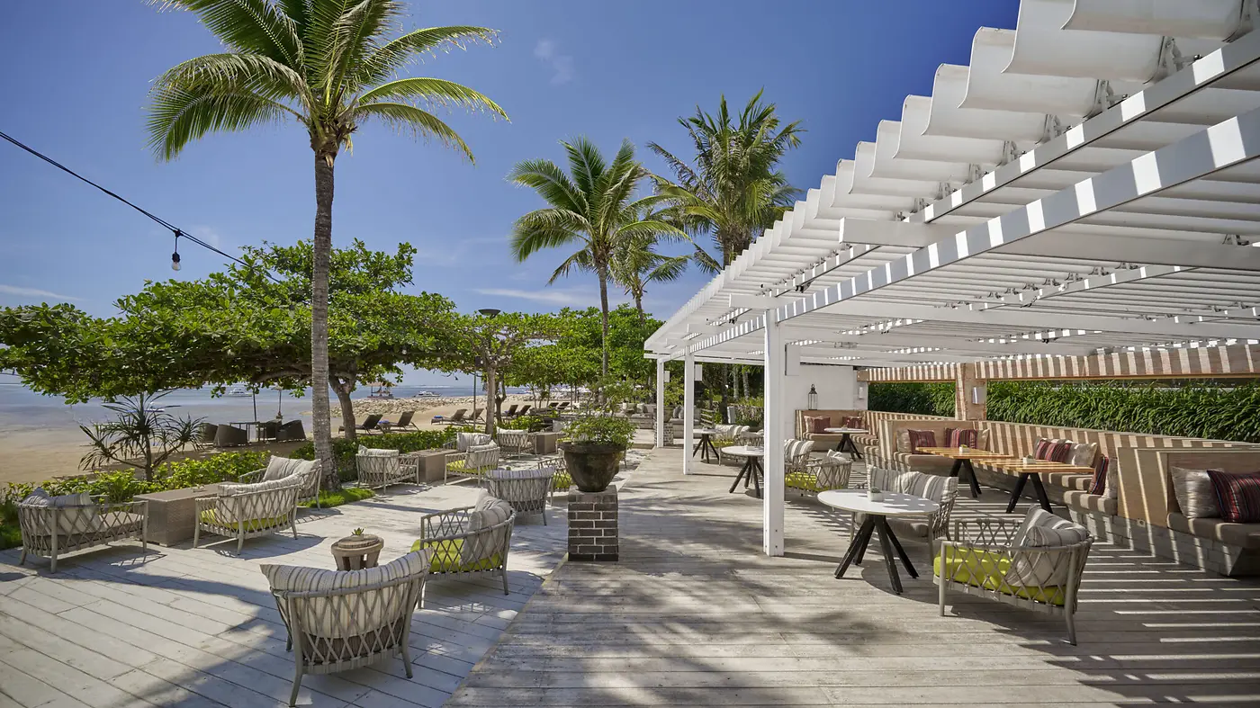 Pier Eight, the beachside restaurant terrace at InterContinental Bali Sanur