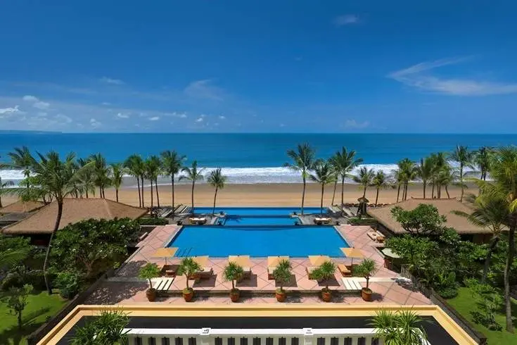 Seminyak beach from above