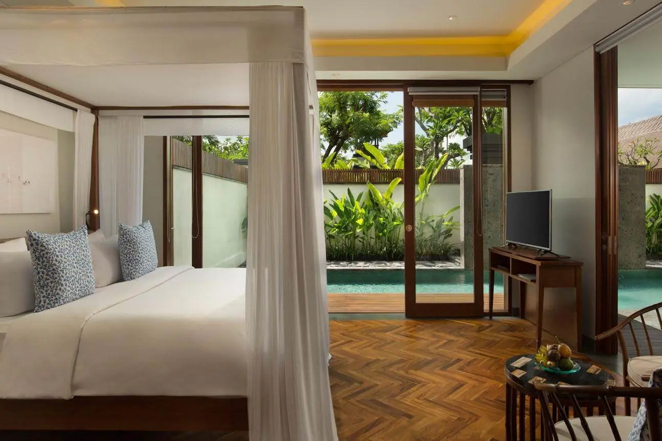 A suite with its own pool at The Legian in Seminyak