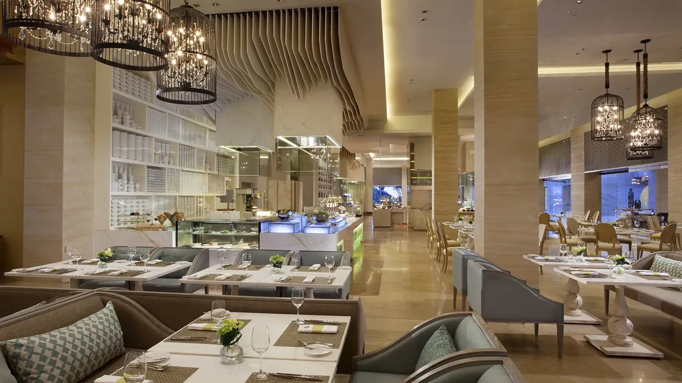 One of the dining rooms at The Mulia, Nusa Dua