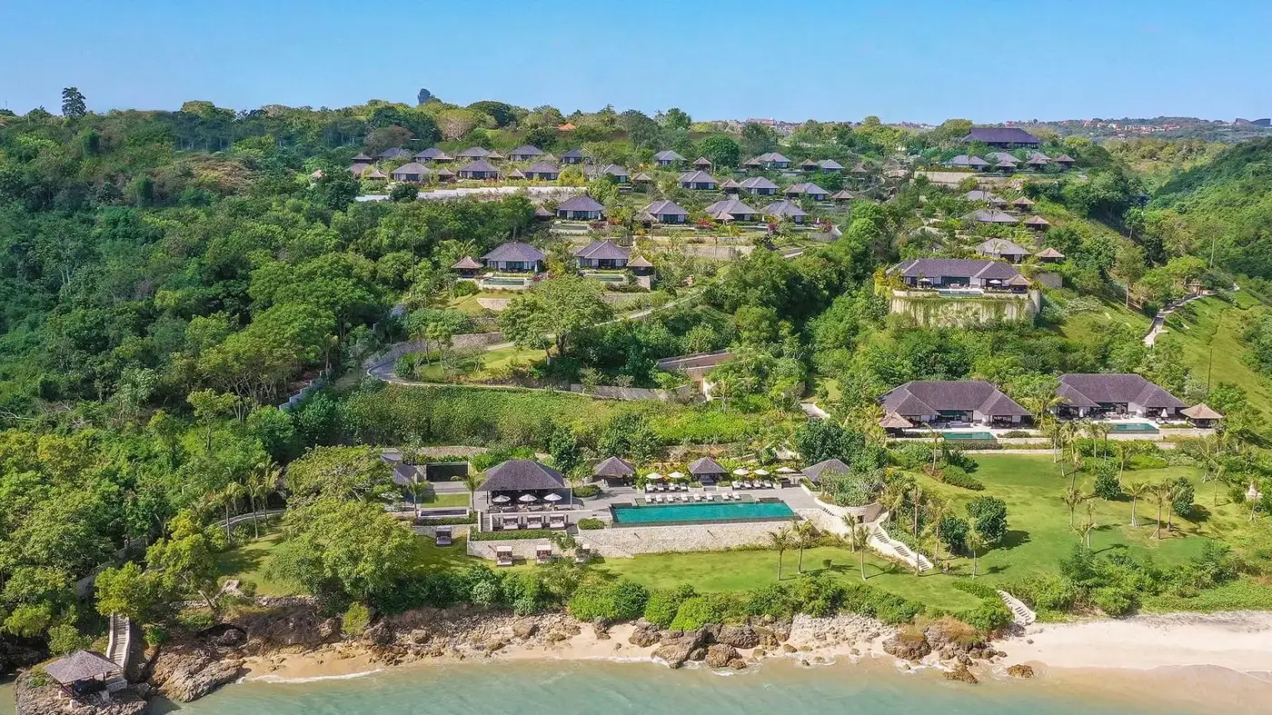 Raffles Bali from the air