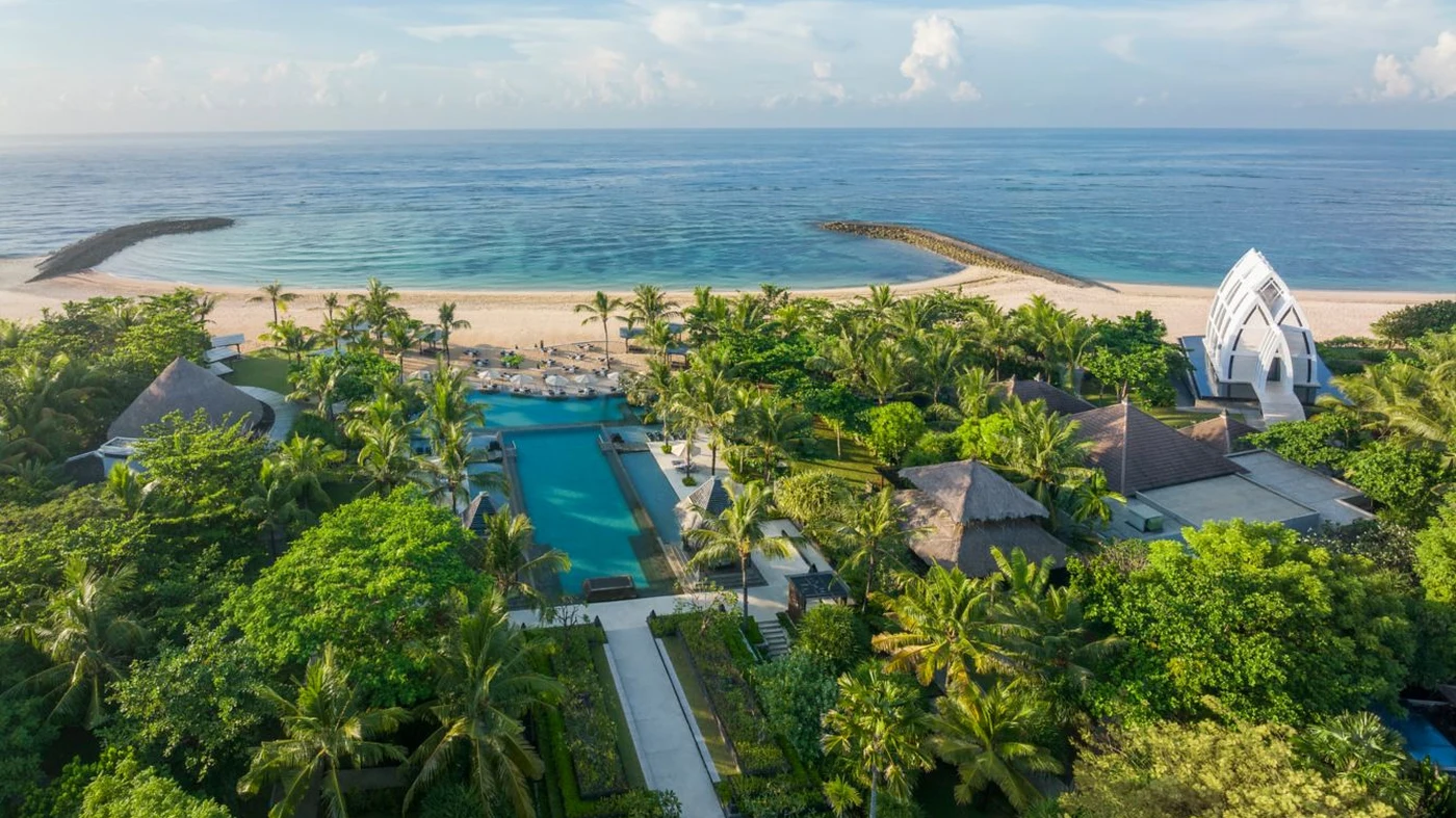The Ritz-Carlton, Bali above the coast