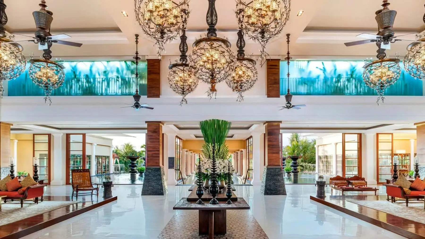 The lobby at The St. Regis Bali