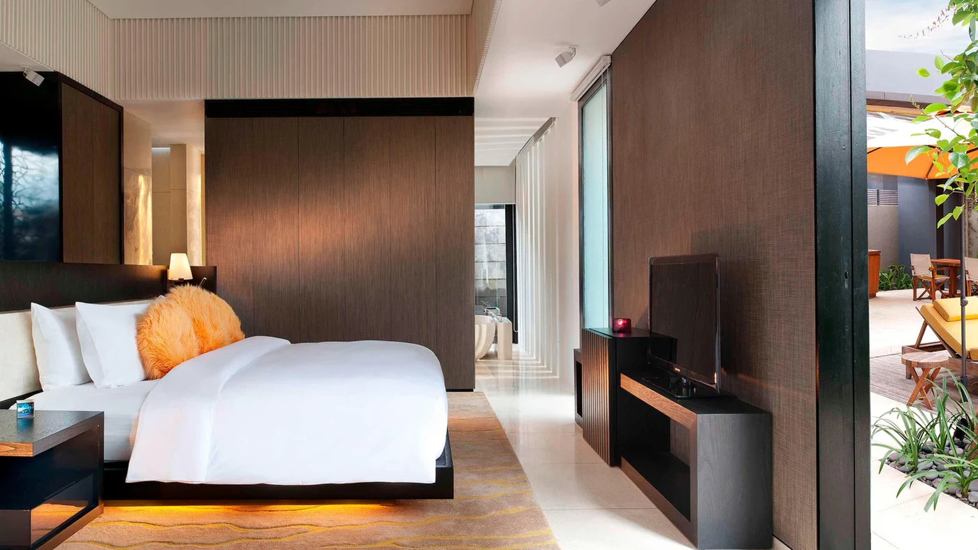 A one-bedroom villa and private pool at W Bali, Seminyak